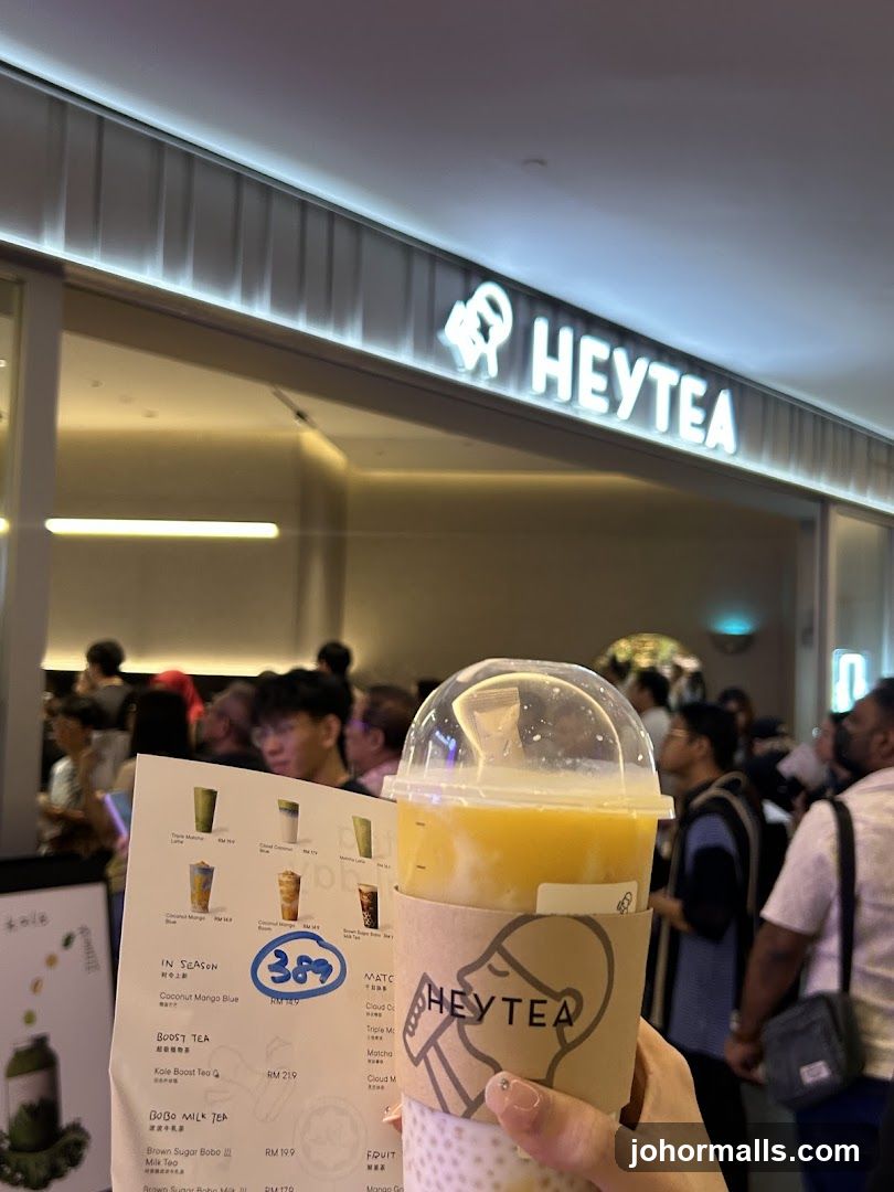 HEYTEA Drink and Menu