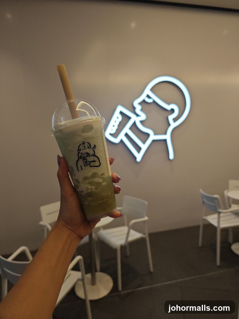 Drink with Neon Sign