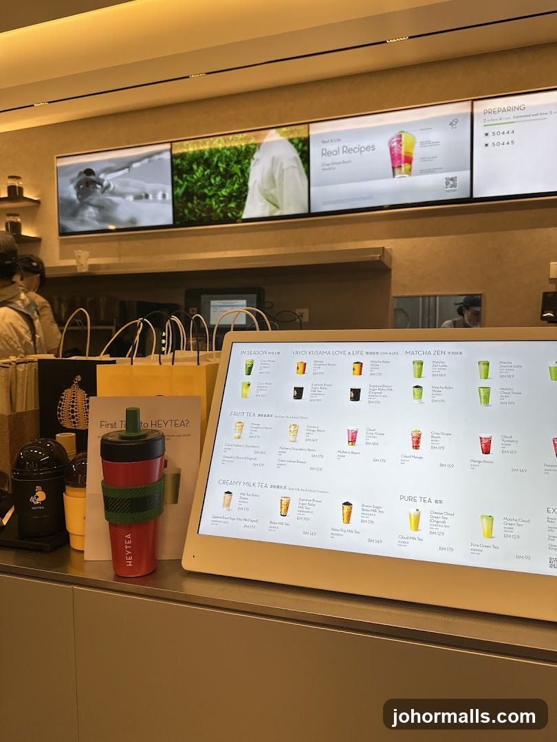 HEYTEA Menu