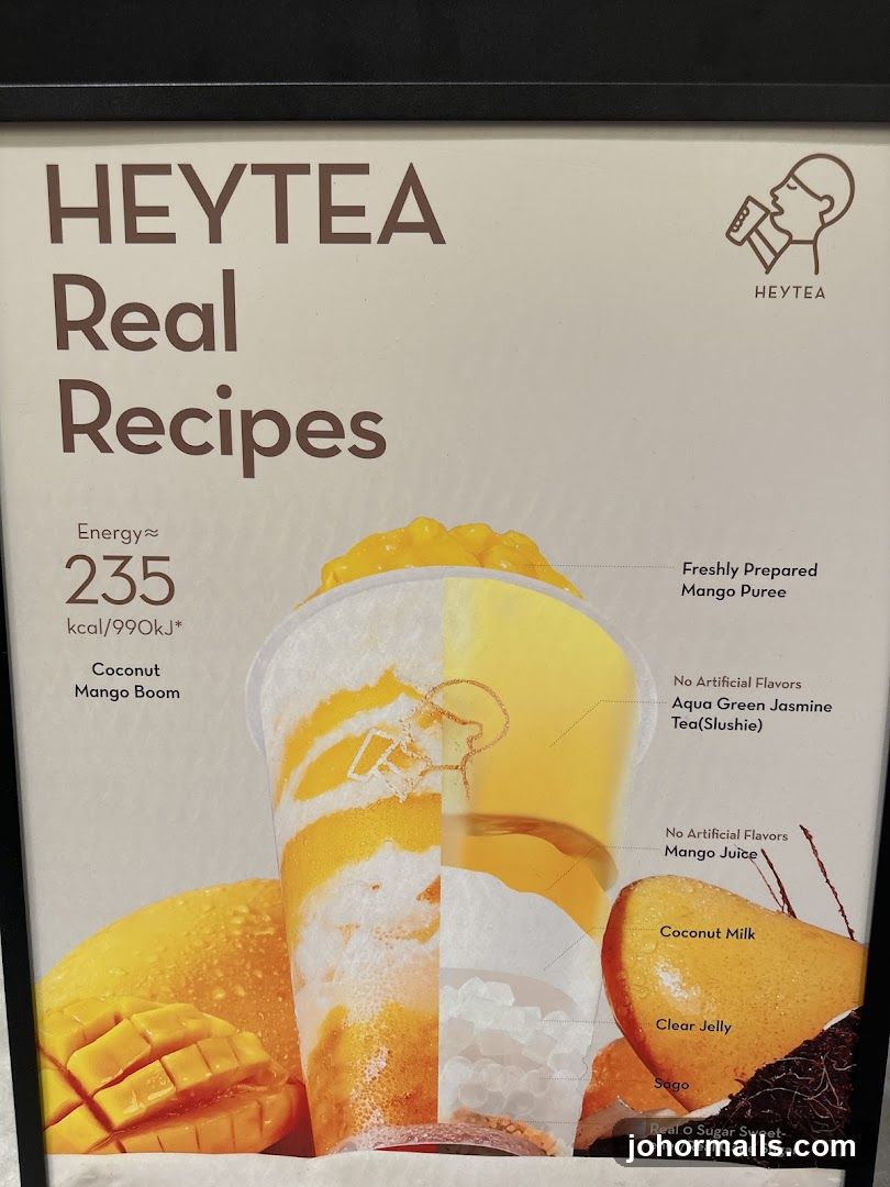 HEYTEA Real Recipes Coconut Mango Boom