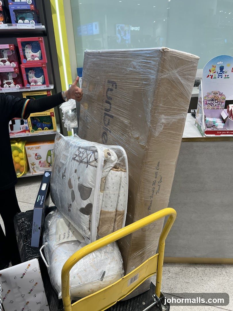 Baby Products on a Cart