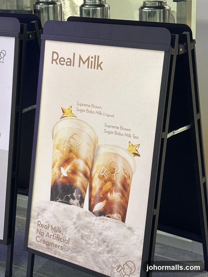 Real Milk Boba Drinks