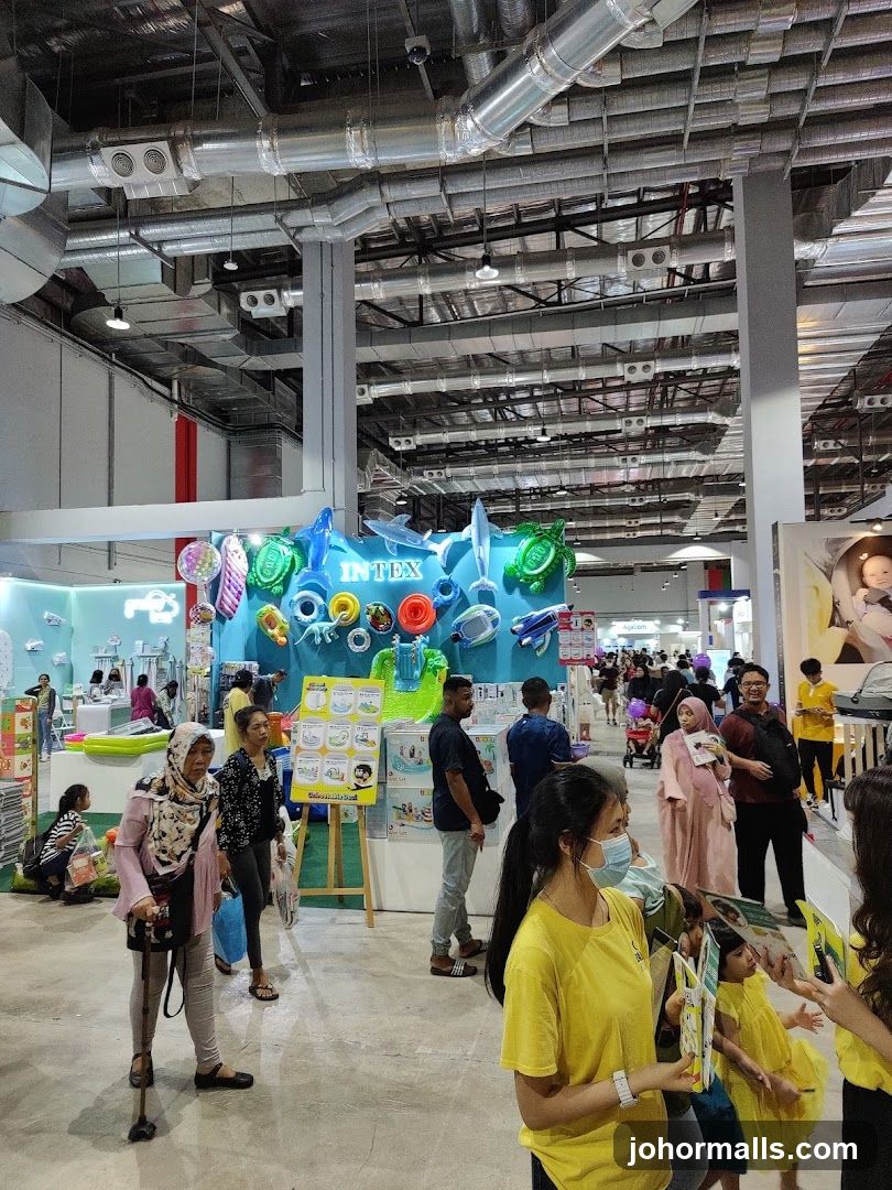 Intex Booth at an Indoor Event