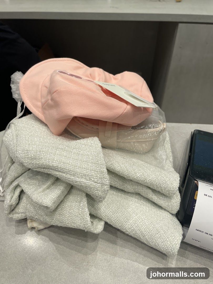 Clothing and Payment Terminal
