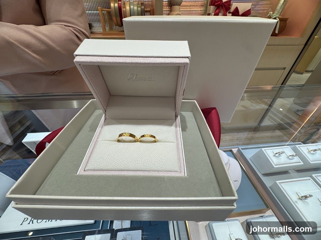 Wedding Rings in Display Box