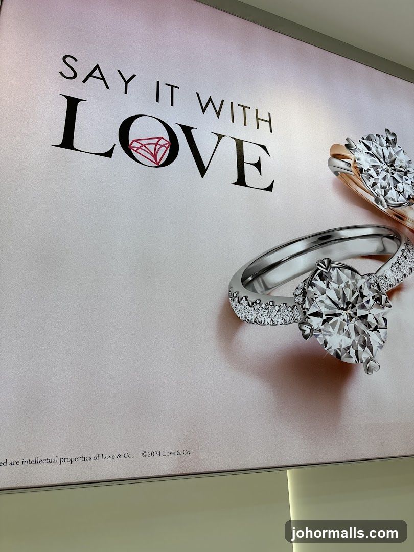 Advertisement for Love & Co. jewelry