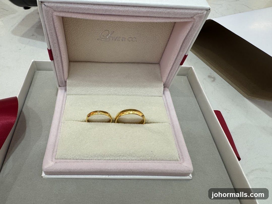 Wedding Rings in a Jewelry Box