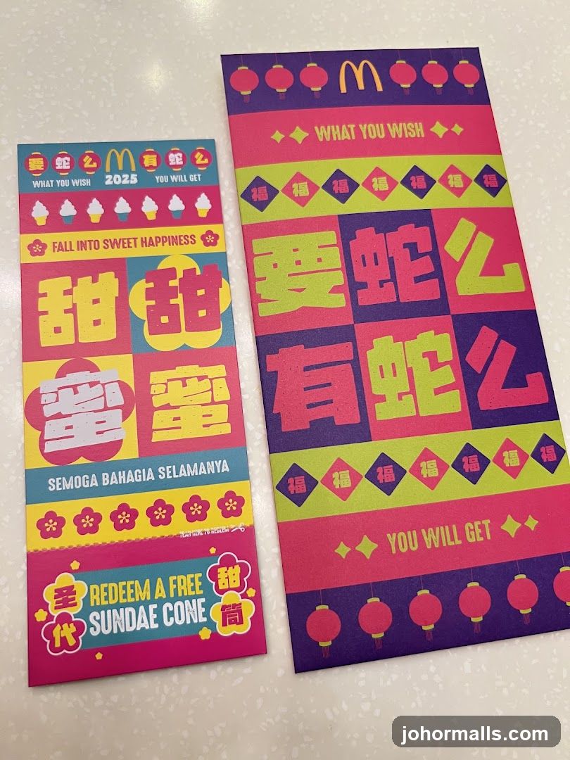 McDonald's Lunar New Year Red Envelopes