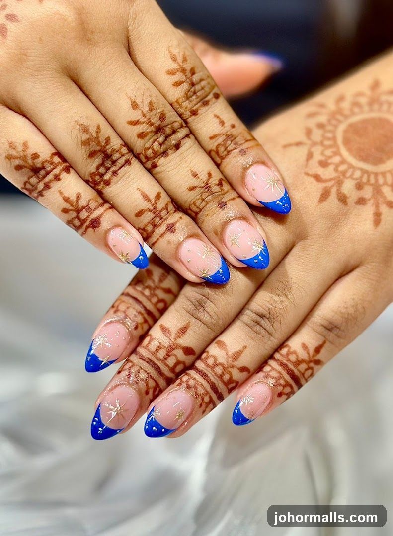 Nails with Henna