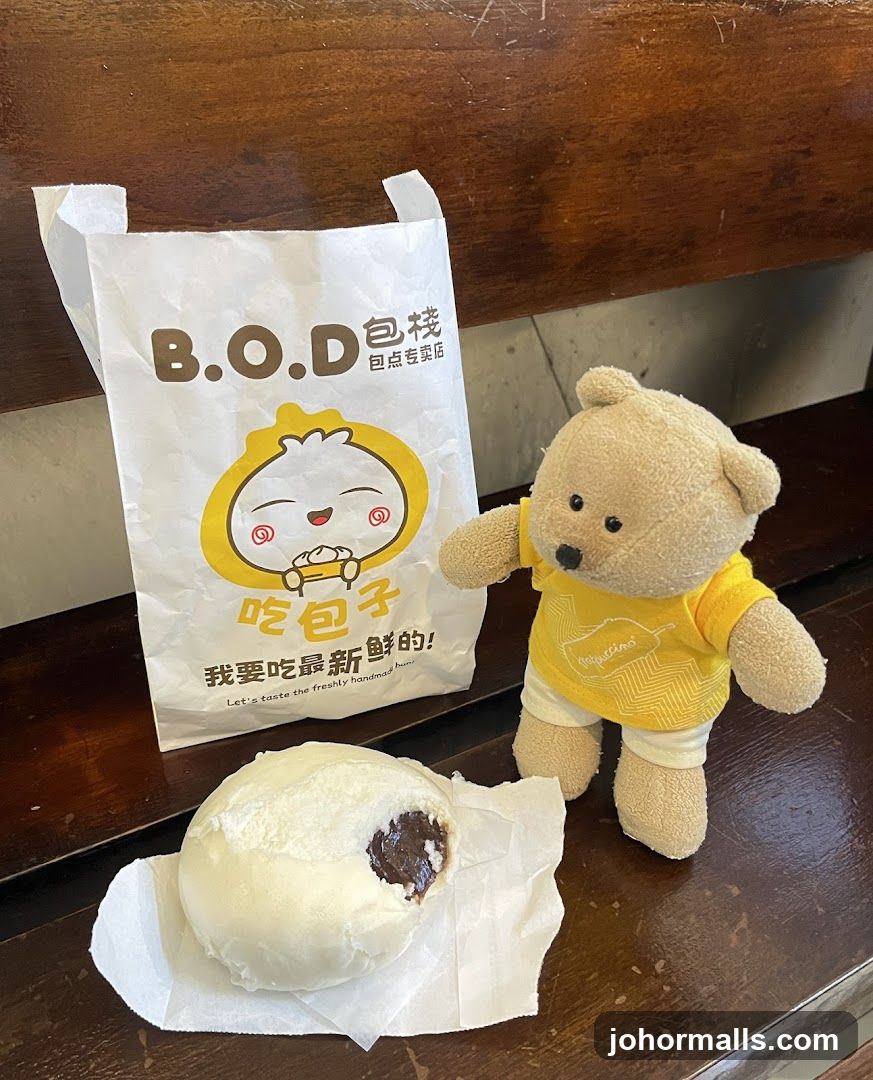 B.O.D. Bag with Bun and Teddy Bear