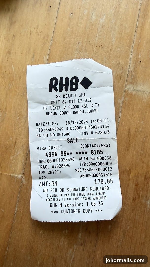 Sales Receipt