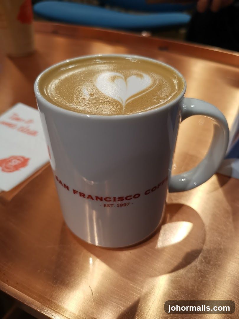 Latte with Heart Art