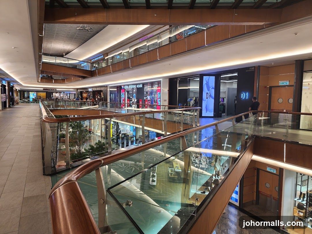 Interior of a modern shopping mall