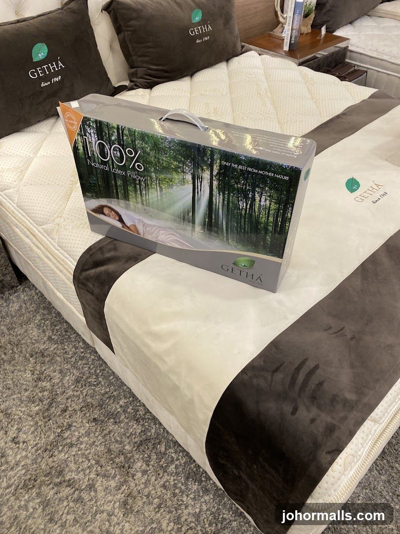 GETHA 100% Natural Latex Pillow