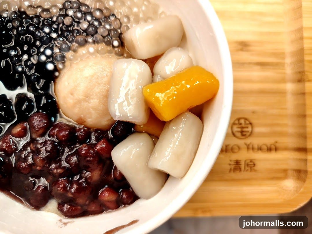 Dessert Bowl with Tapioca and Red Bean