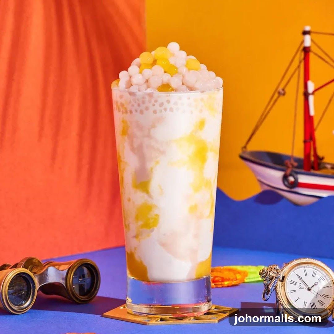 Mango Smoothie with Boba