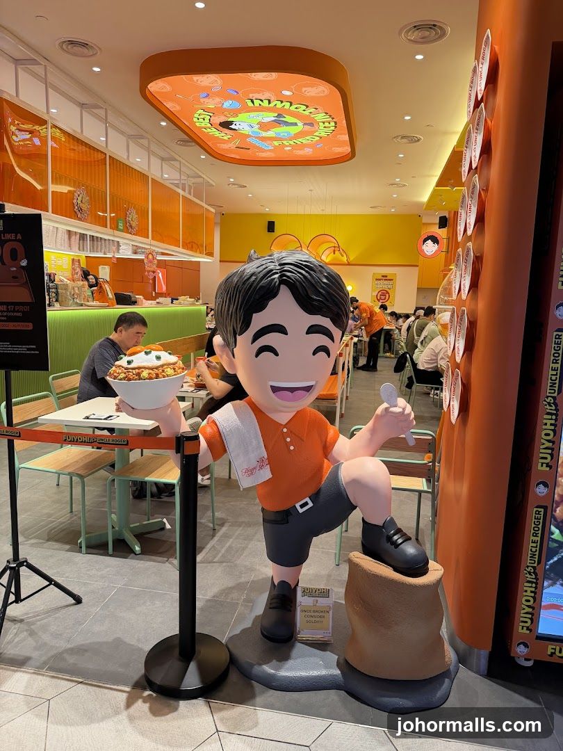 Restaurant Interior with Mascot