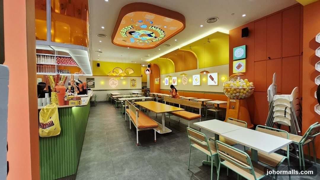 Vibrant Fast Food Restaurant Interior