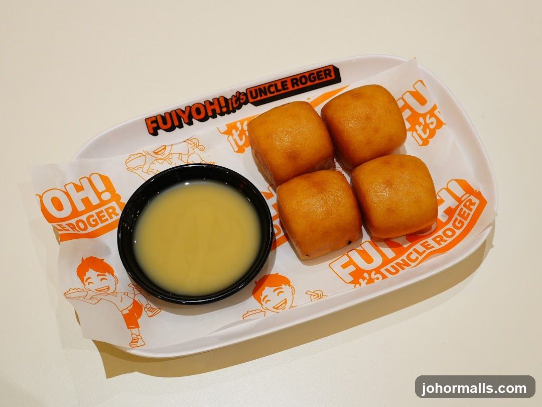 Fried Mantou Buns with Condensed Milk
