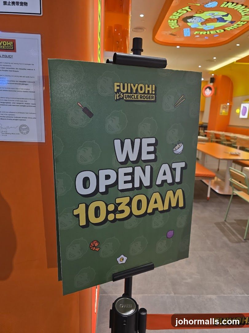 Opening Hours Sign