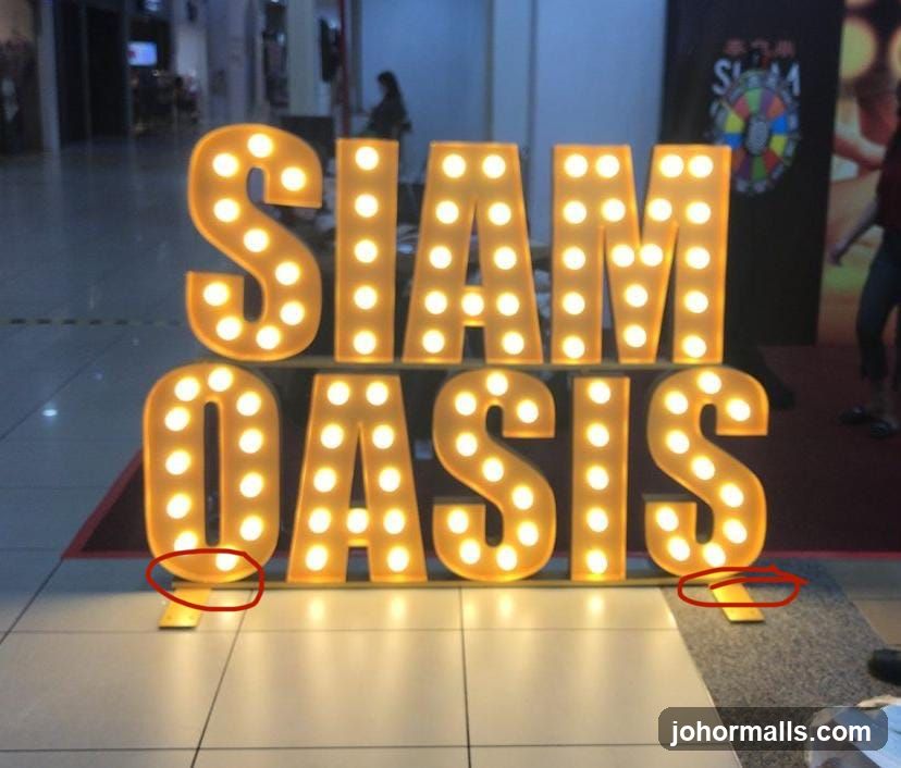 Siam Oasis Marquee Sign