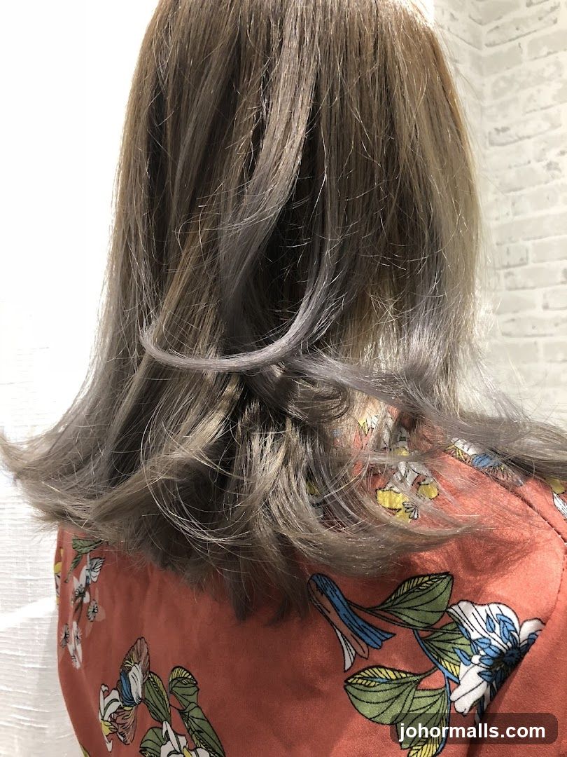 Woman with Ash-Blonde Hair