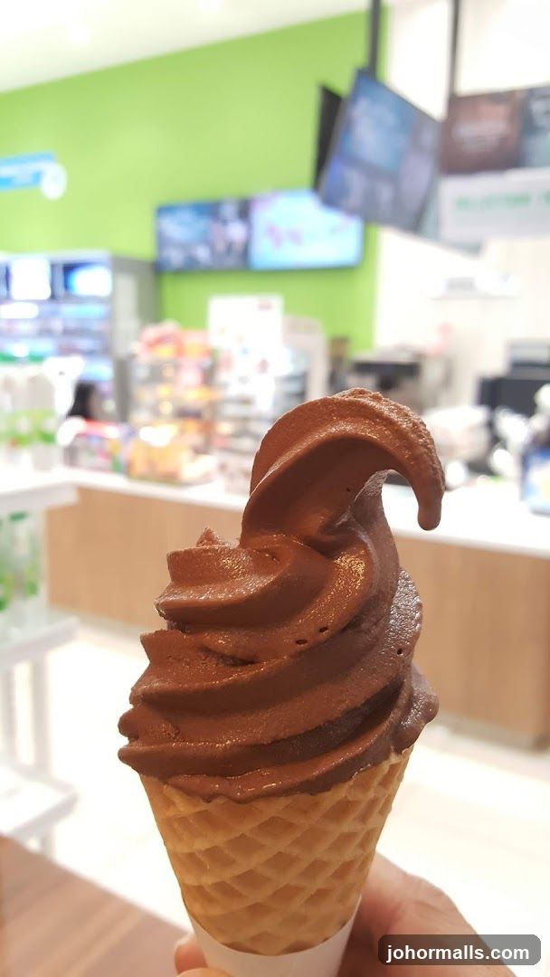 Chocolate Soft Serve Ice Cream