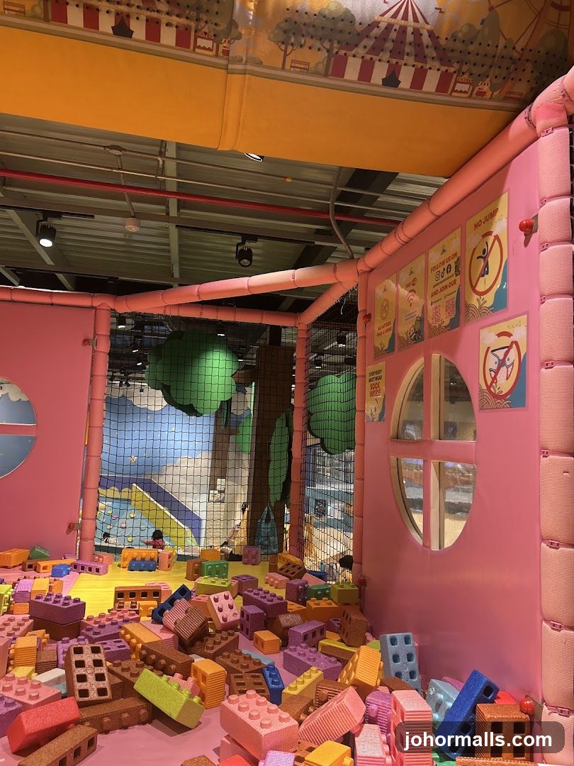 Indoor Playground with Building Blocks