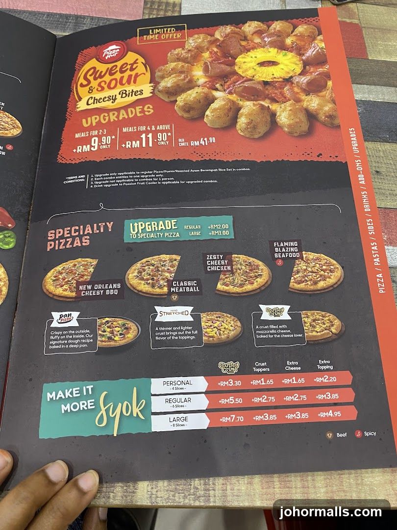 Pizza Hut Menu
