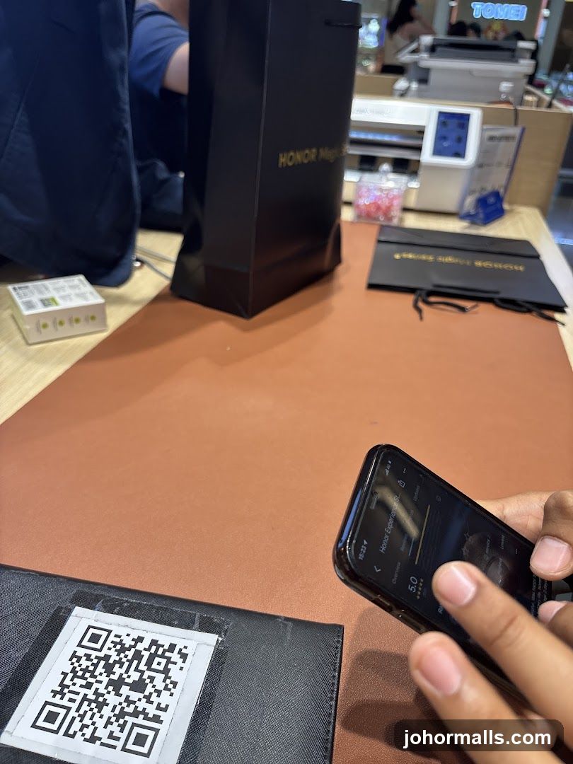 QR Code and Phone