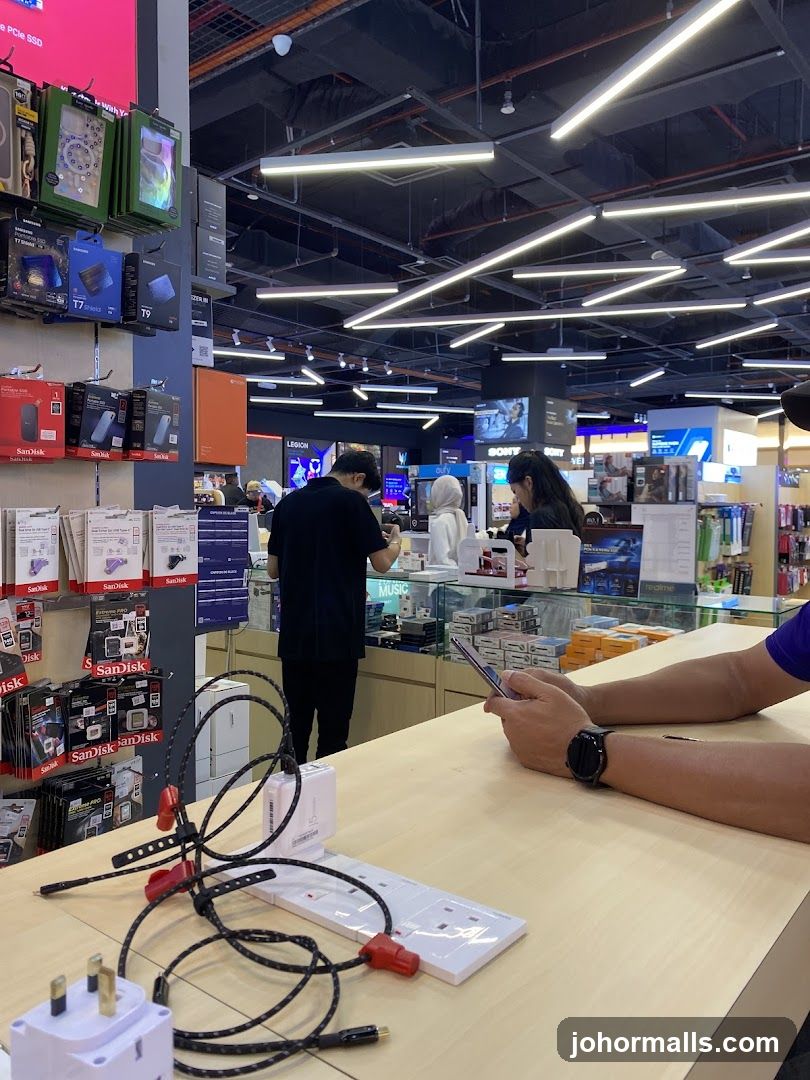 Electronics Store Interior