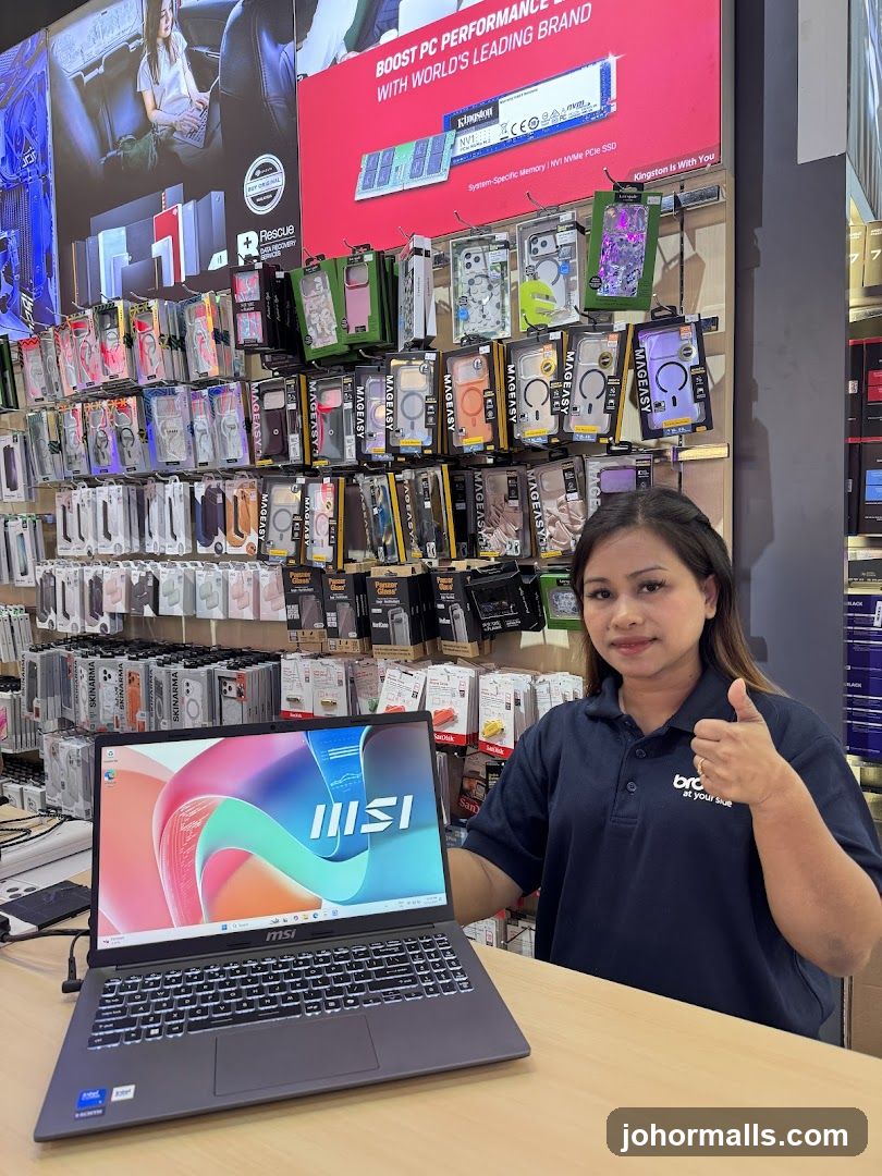 Electronics Store Display
