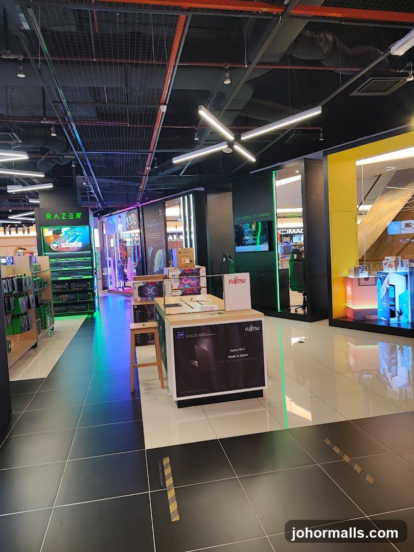 Electronics Store Interior