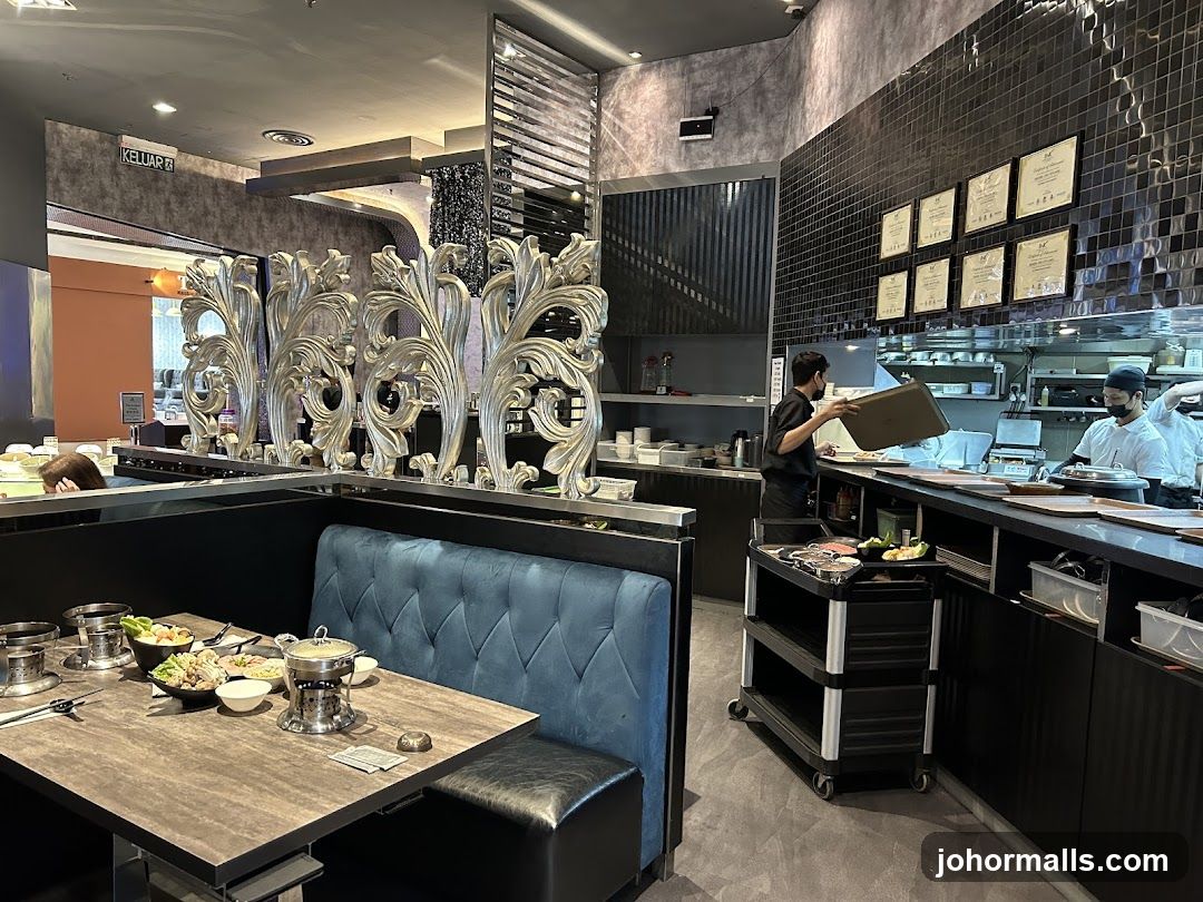 Restaurant Dining Area and Kitchen