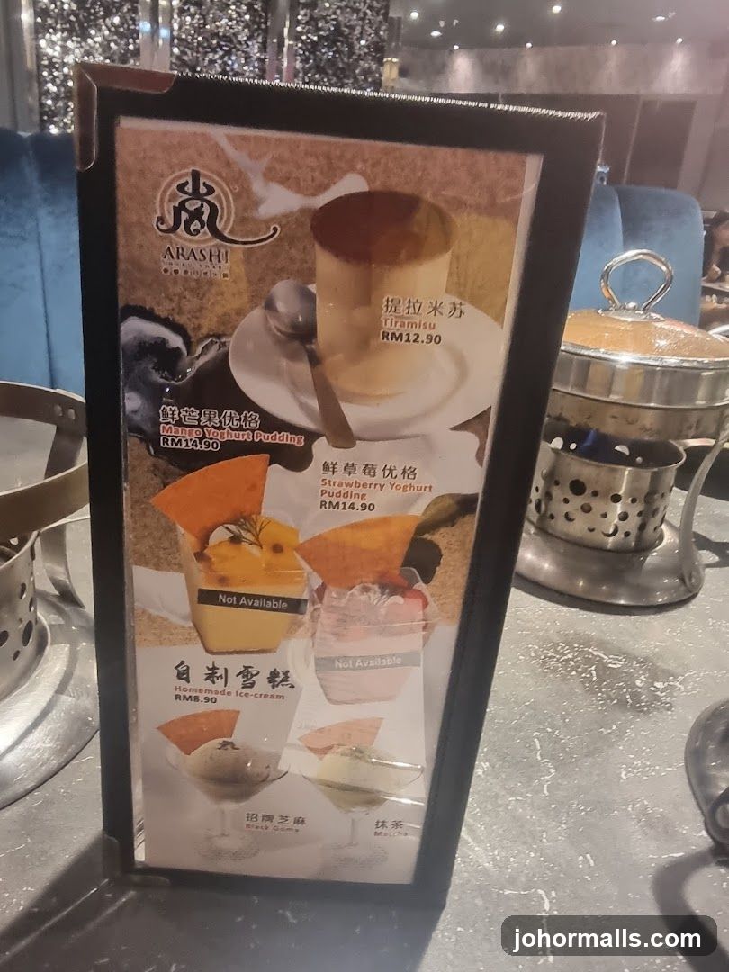Arashi Desserts