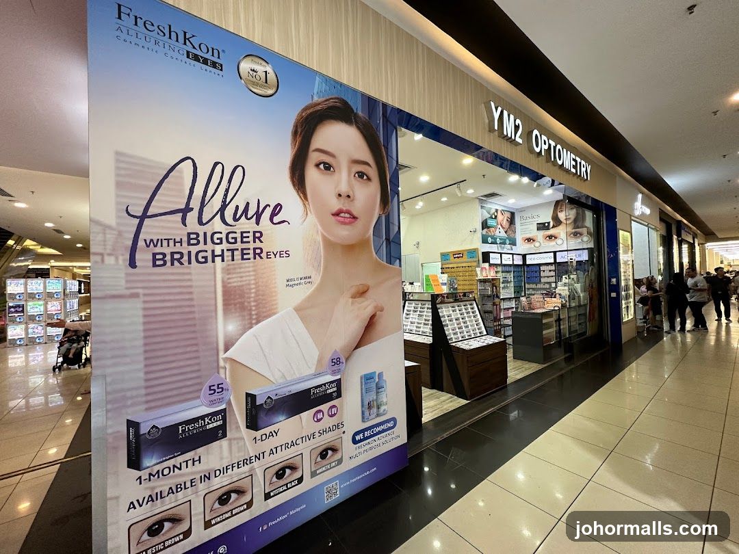 Optometry Shop with Advertisement