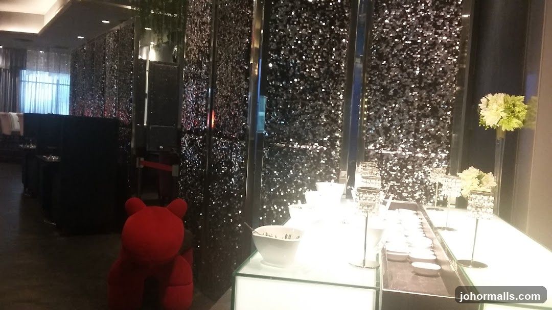 Buffet Display with Decorative Elements