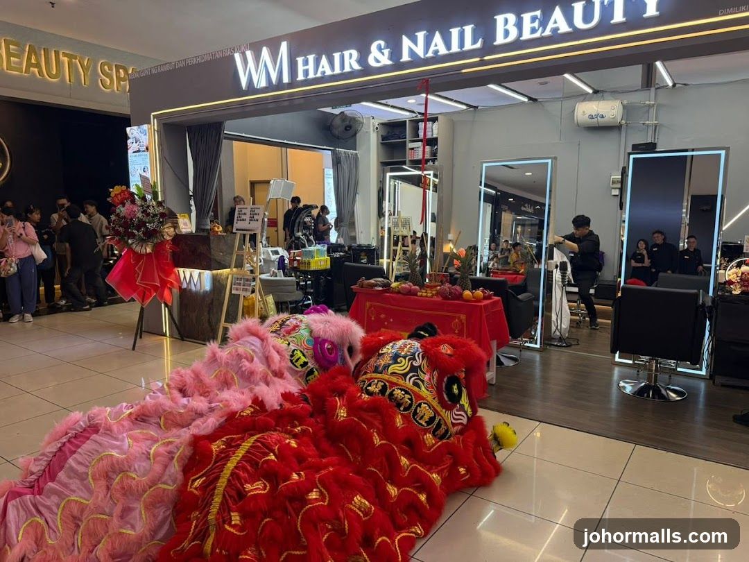 Hair and Nail Salon with Lion Dance Performance