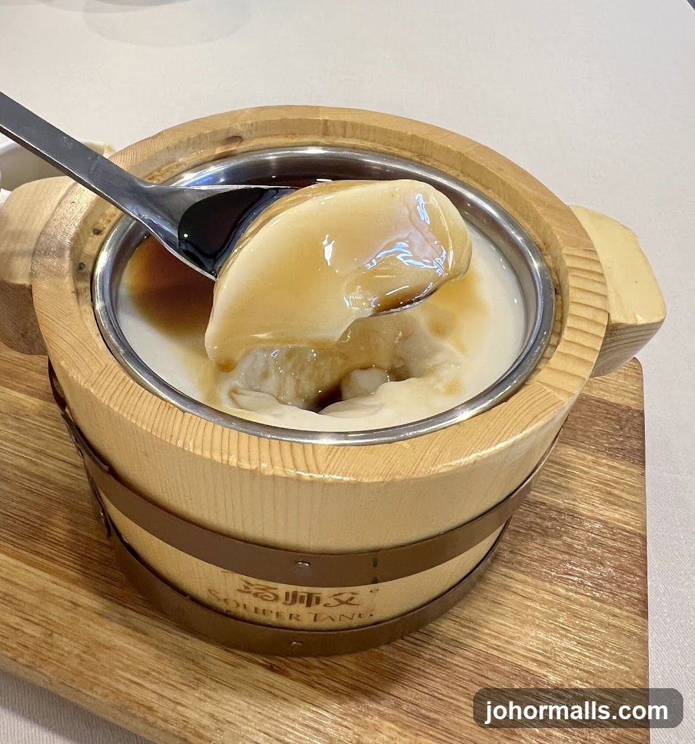 Dessert in a Wooden Bucket