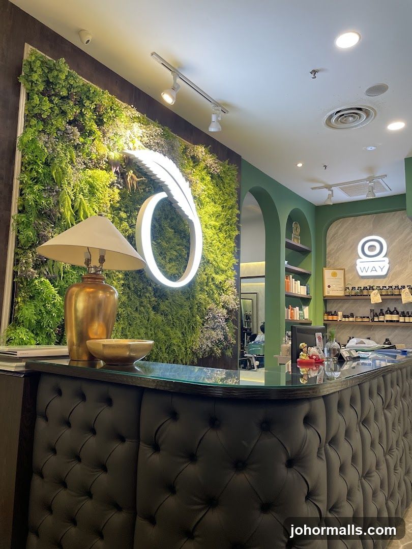 Salon Reception Area