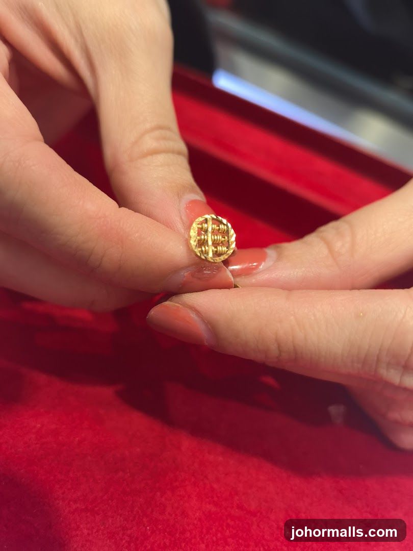 Gold Abacus Charm