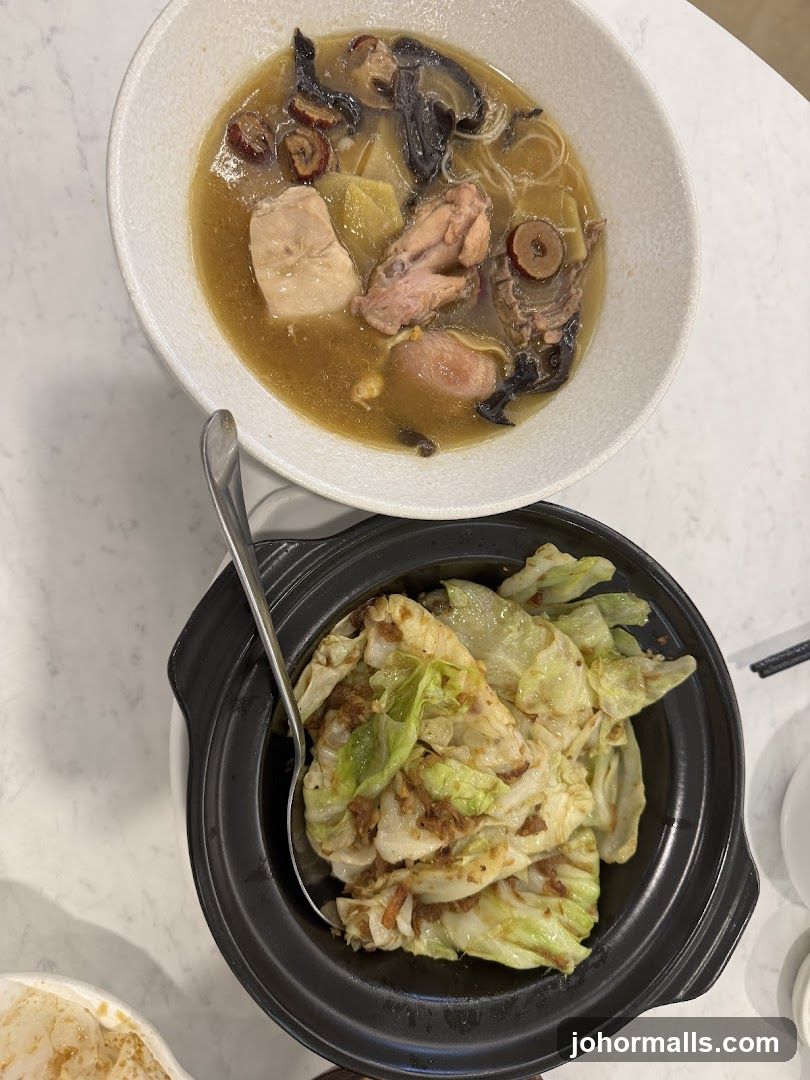 Chicken Soup and Cabbage