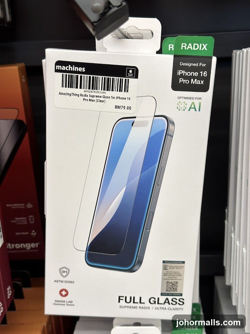 AmazingThing Radix Supreme Glass for iPhone 16 Pro Max