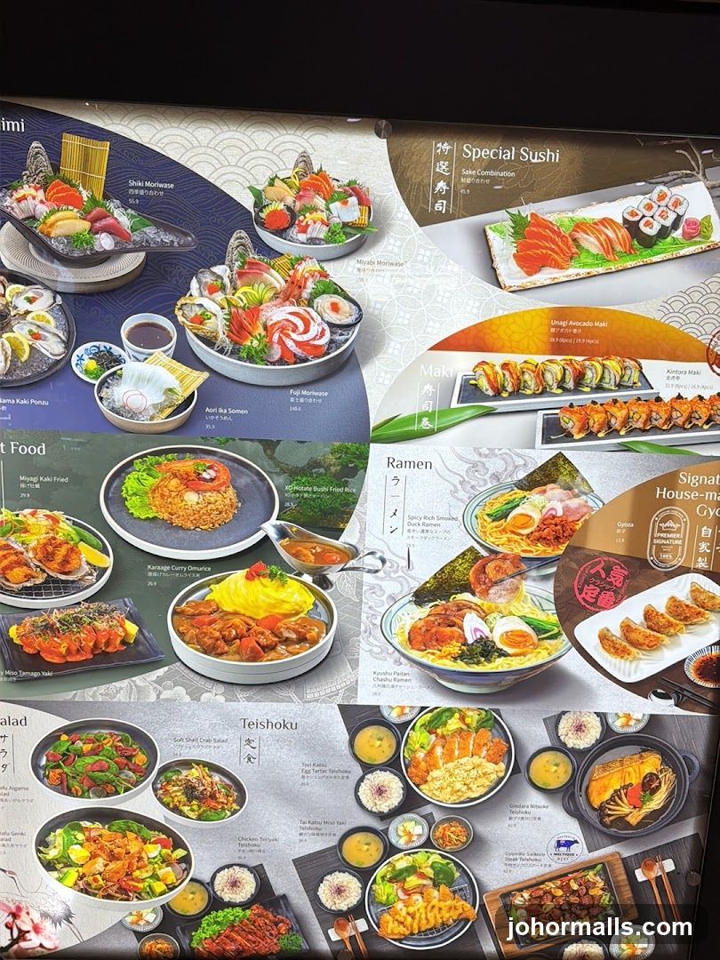 Japanese Food Menu