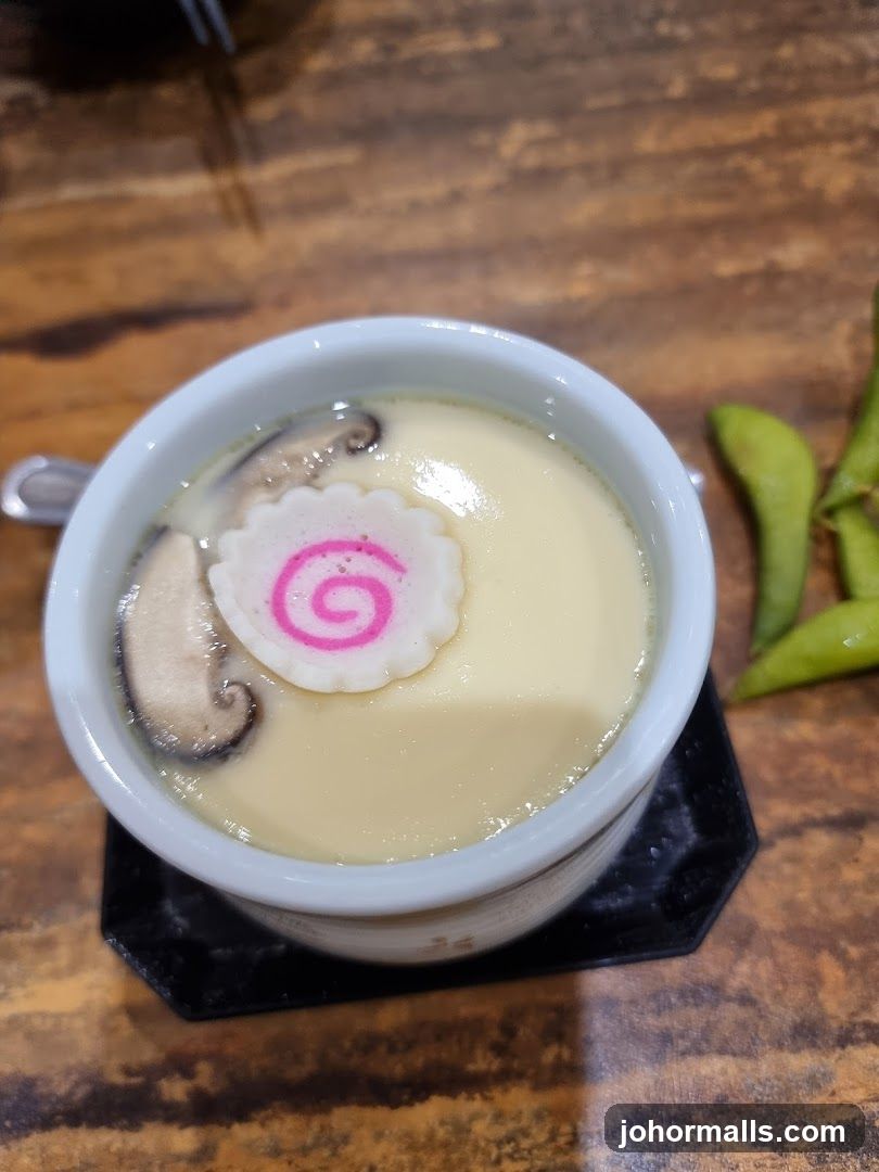 Chawanmushi with Edamame
