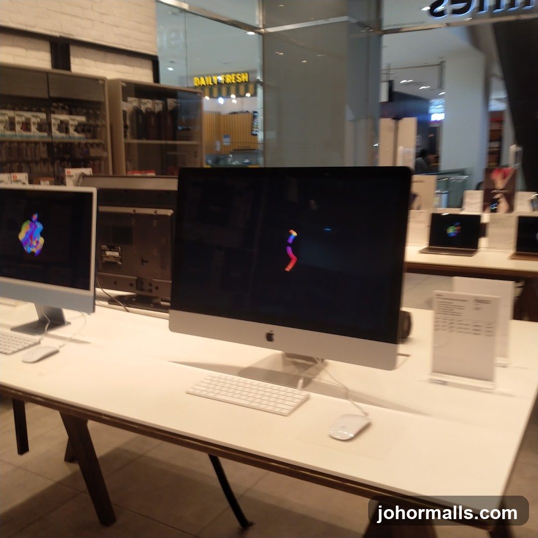 Apple Computers on Display