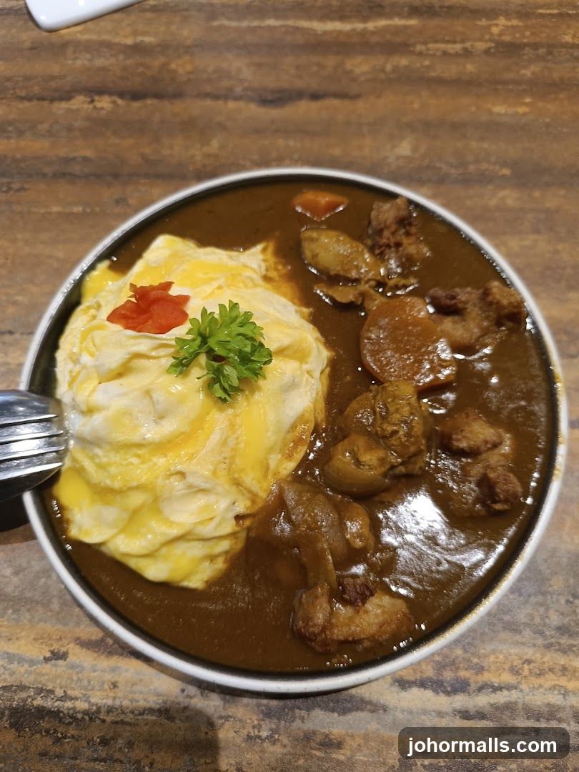 Omurice with Curry