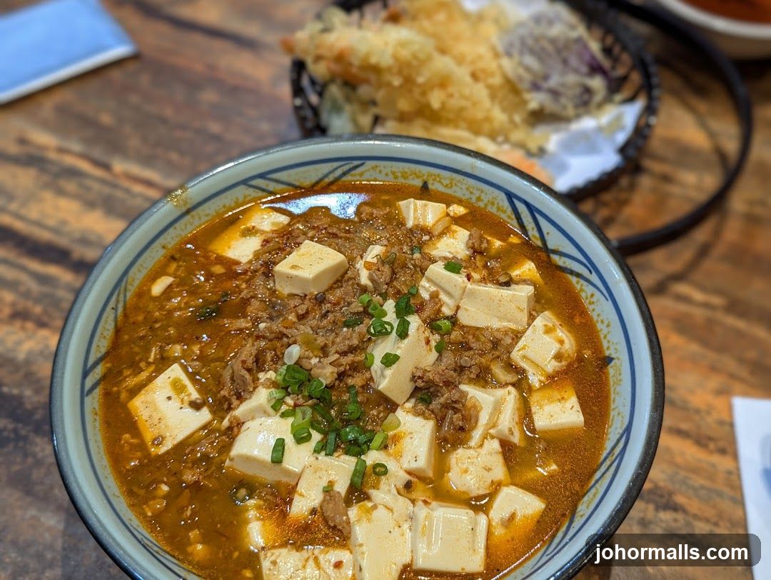 Mapo Tofu with Tempura