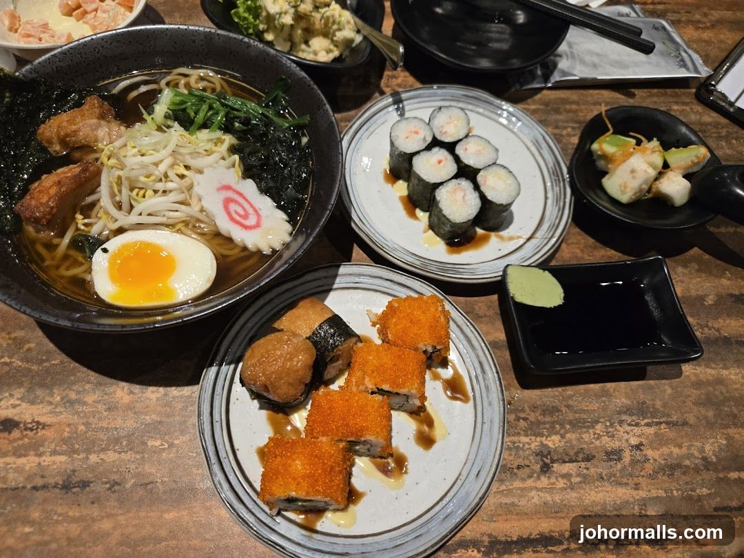 Japanese Food Spread