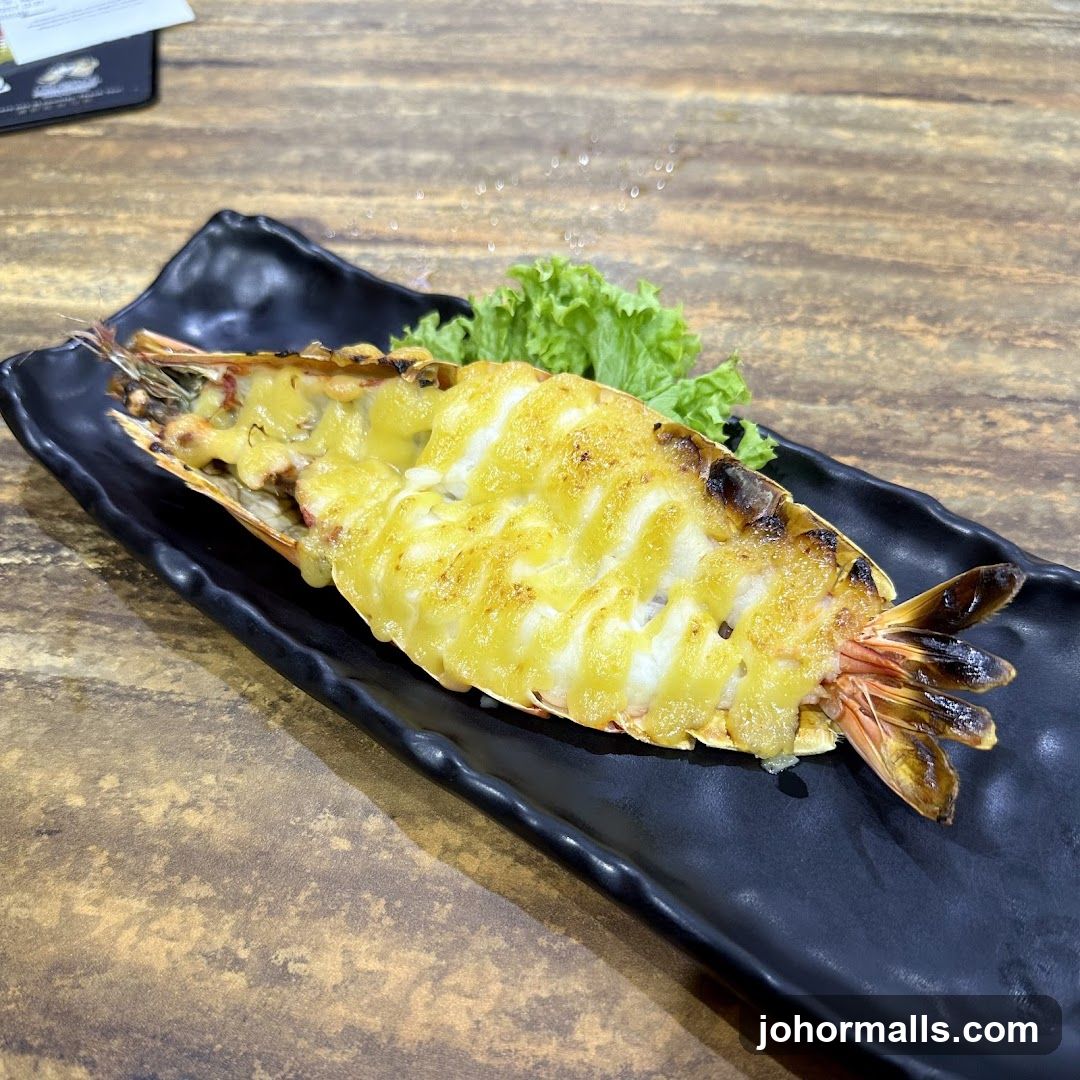 Grilled Prawn with Cheese